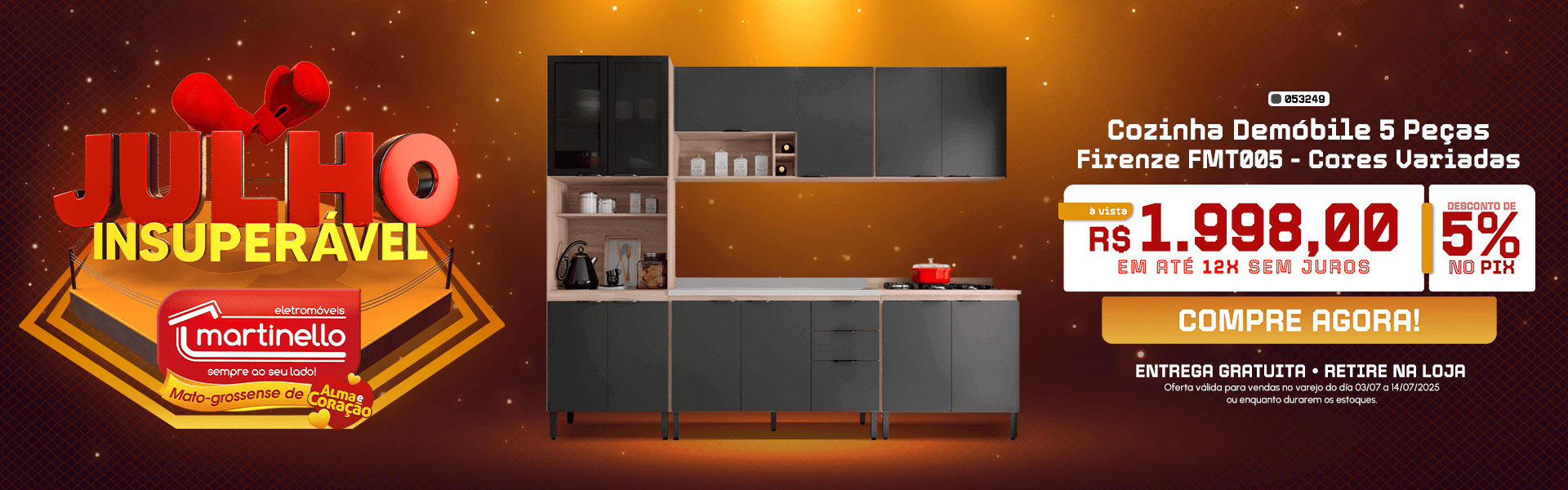 Cozinha Demobile Firenze FMT005