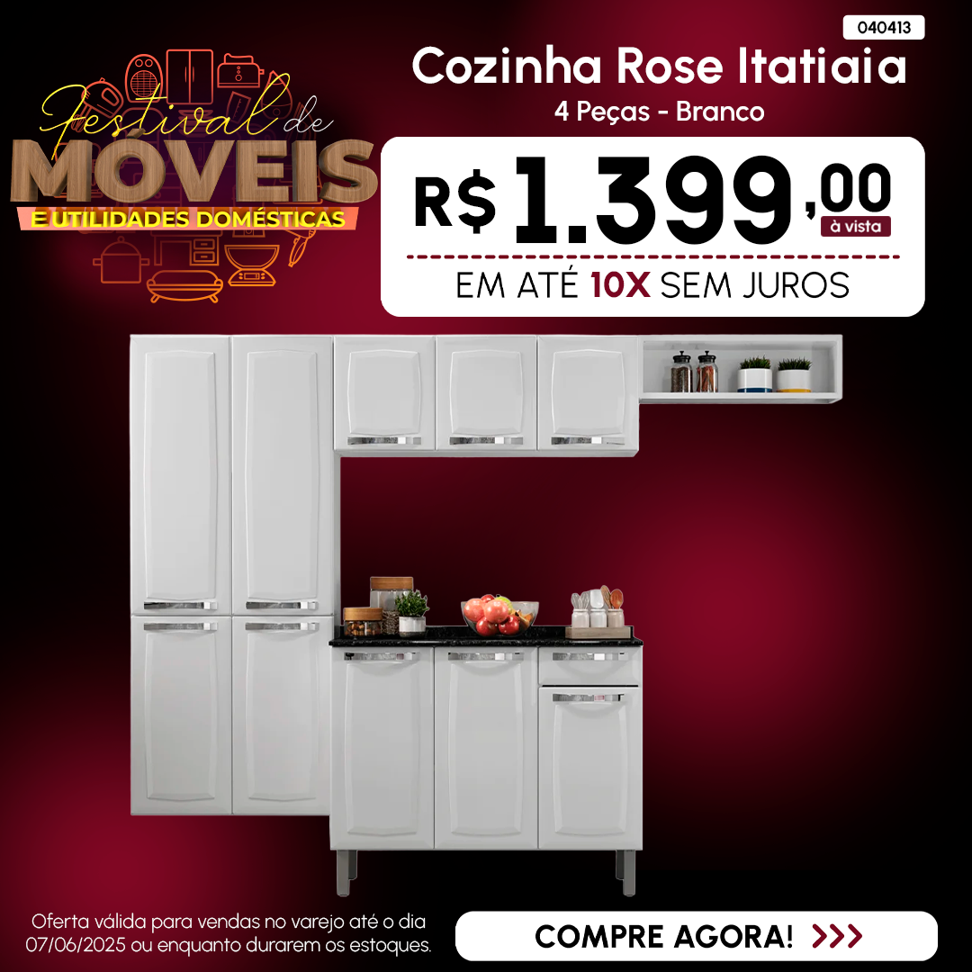 Cozinha Rose Itatiaia