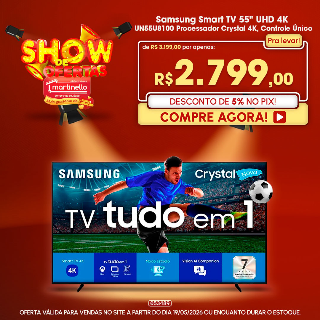Samsung Smart TV 55" UHD 4K 