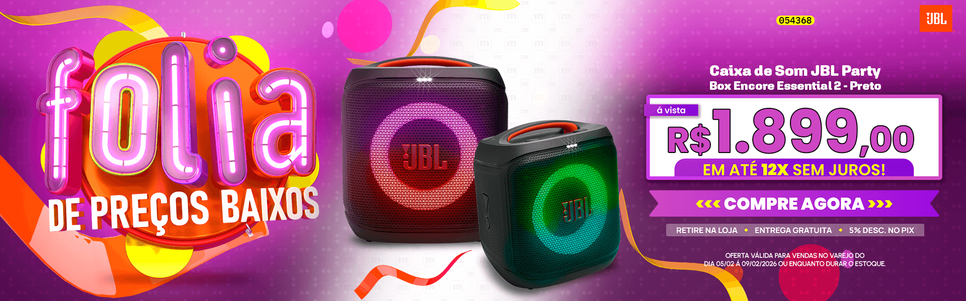 Caixa de Som JBL Party