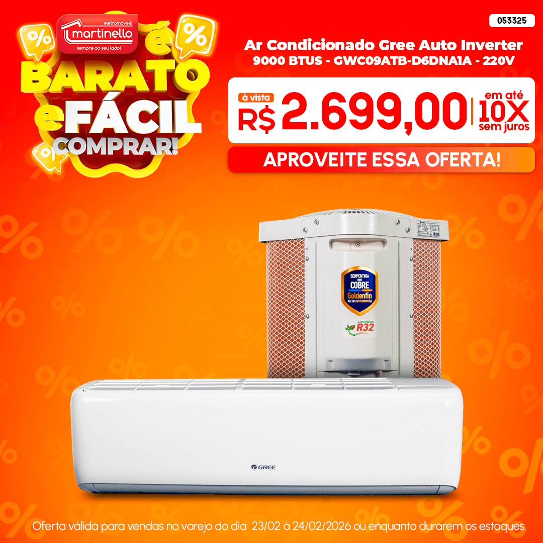 Ar Condicionado Gree Auto Inverter