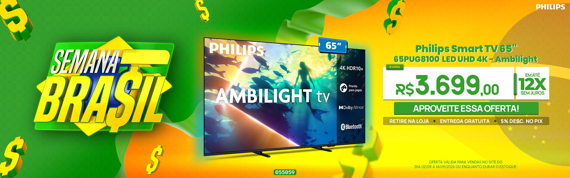 Philips Smart TV 65"