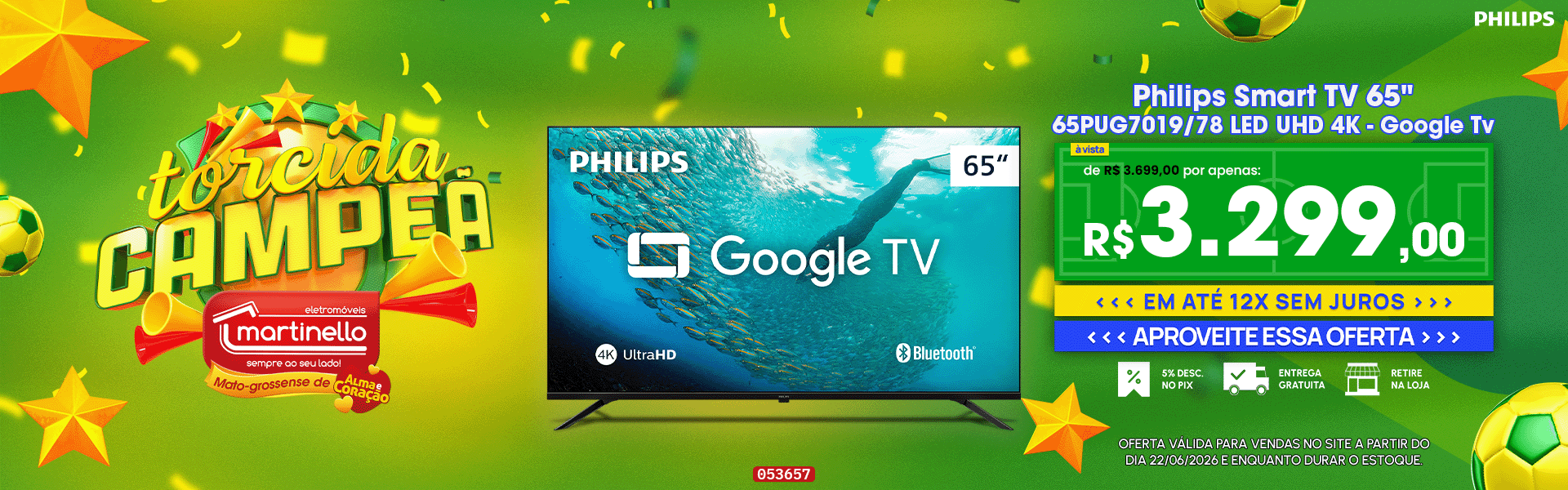 Philips Smart TV 65"