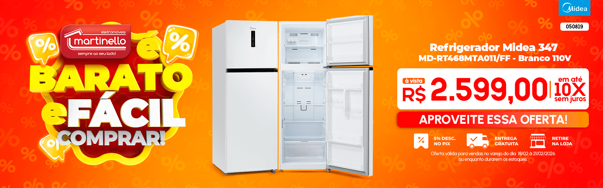Refrigerador Midea 347