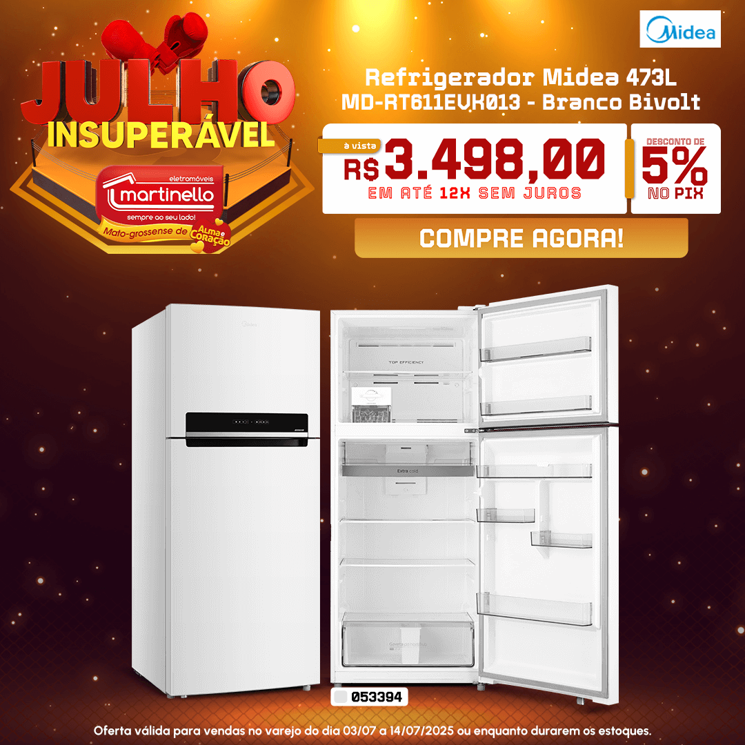 Refrigerador Midea 473L Mobile