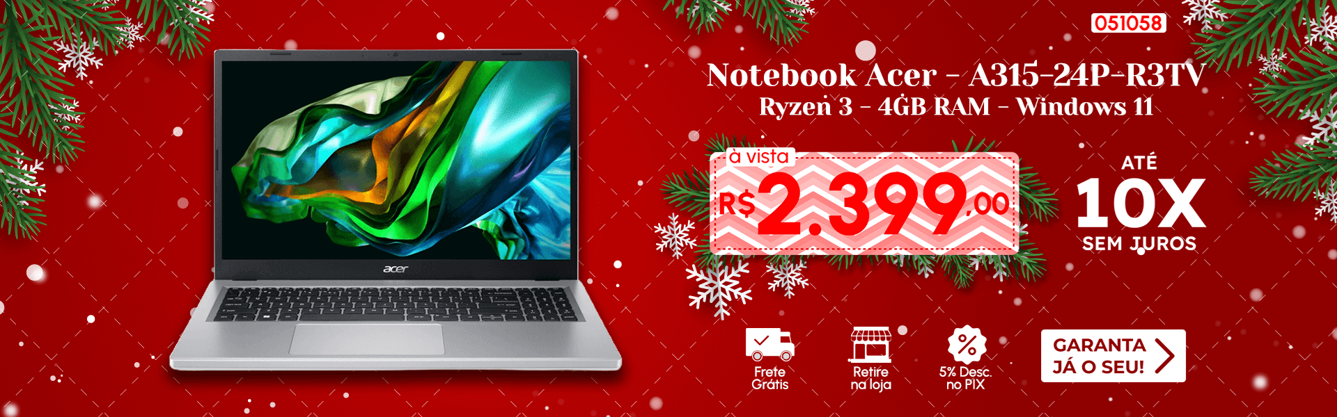 Notebook Acer A315-24P
