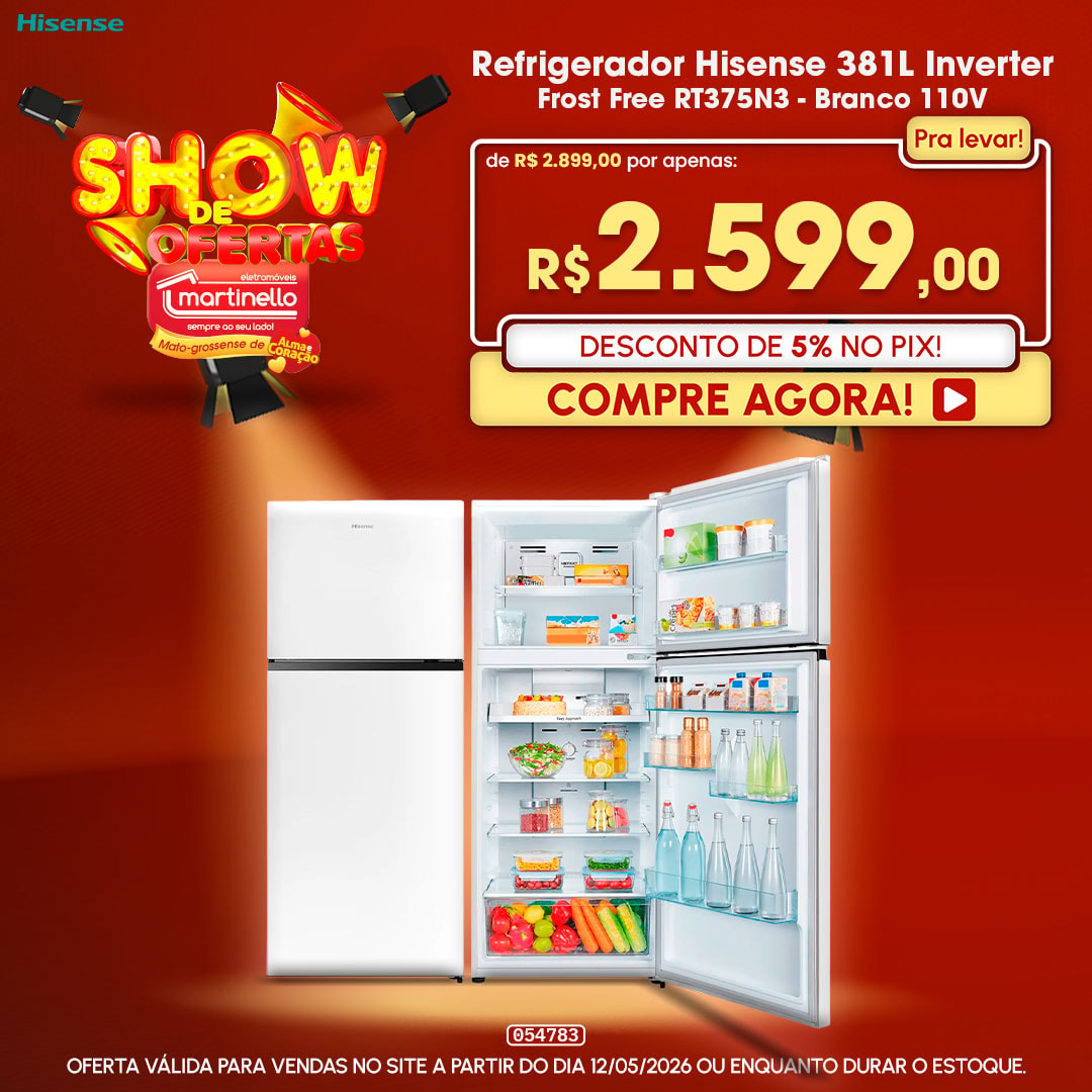 Refrigerador Hisense 381L Inverter