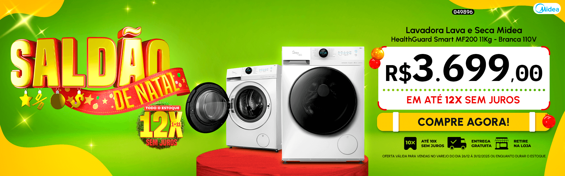 Lavadora Lava e Seca Midea