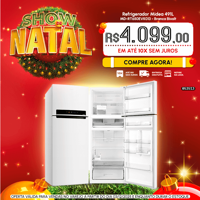 Refrigerador Midea 491L