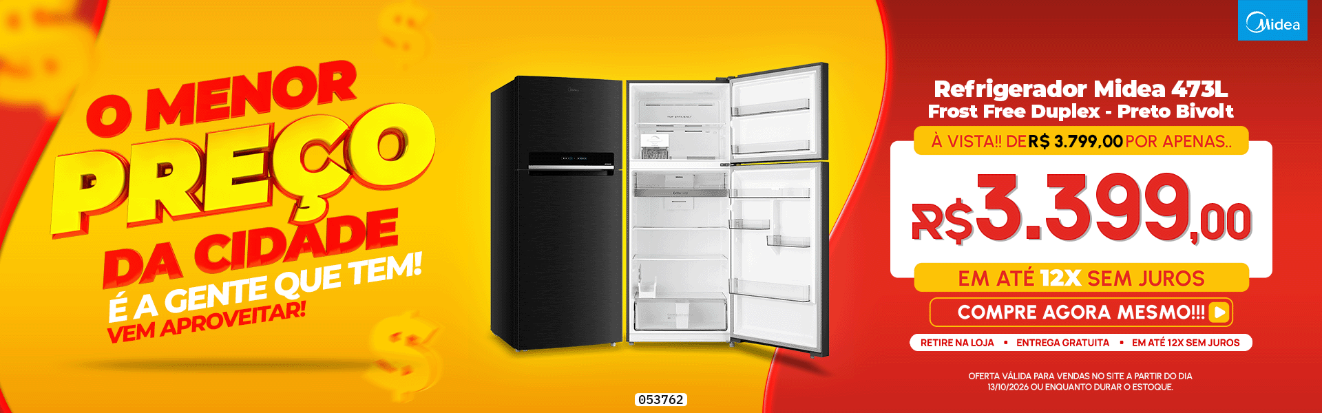 Refrigerador Midea 473L