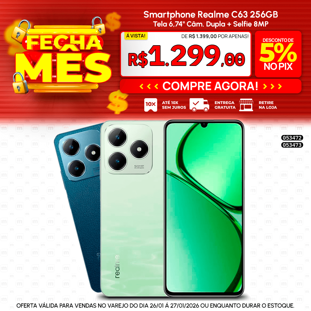 Smartphone Realme C63 256GB