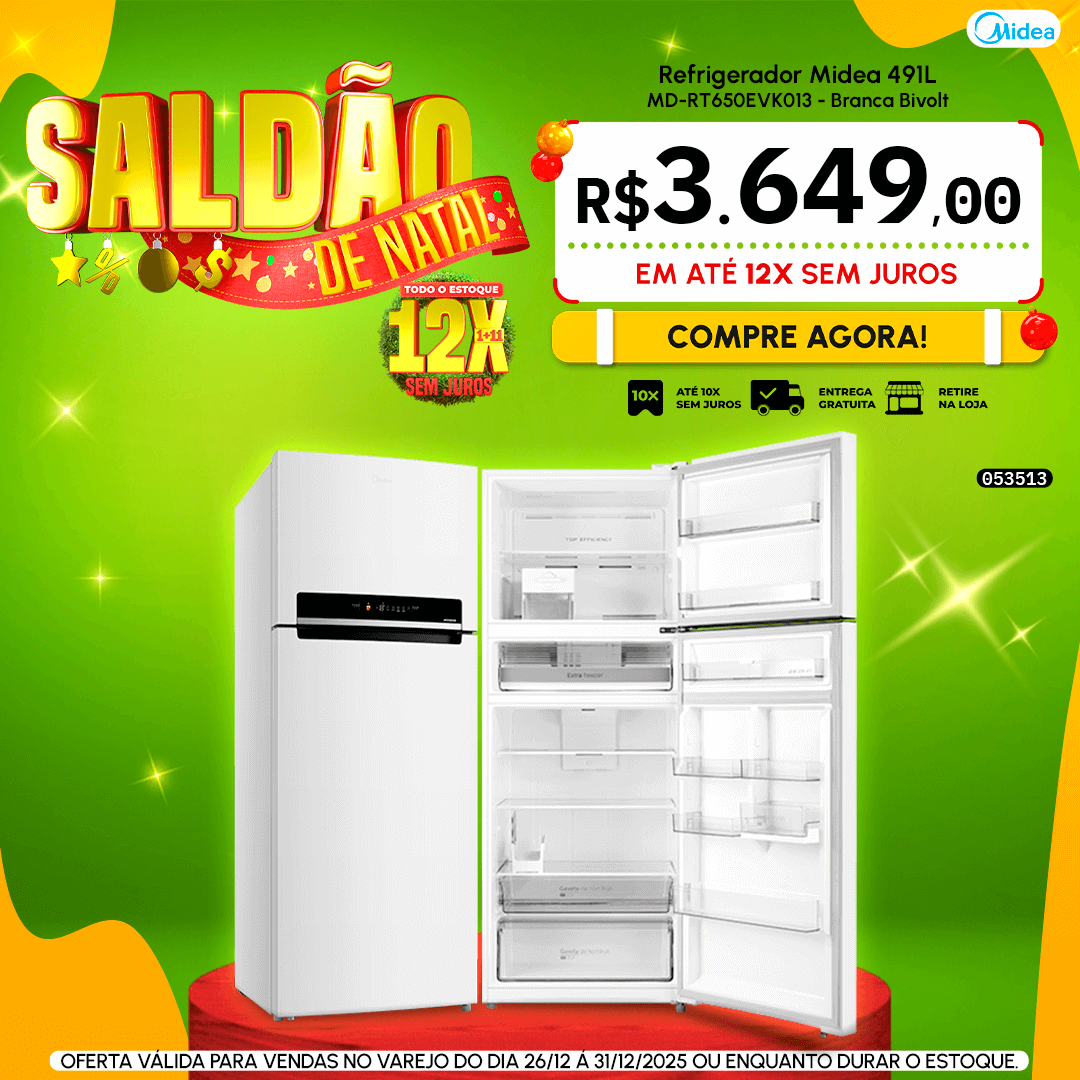 Refrigerador Midea 491L