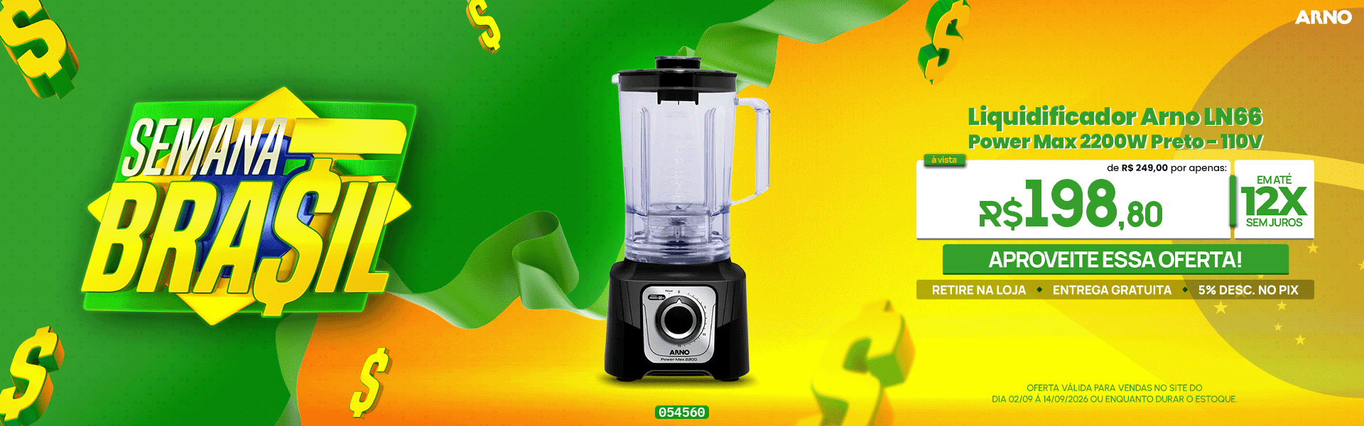 Liquidificador Arno LN66