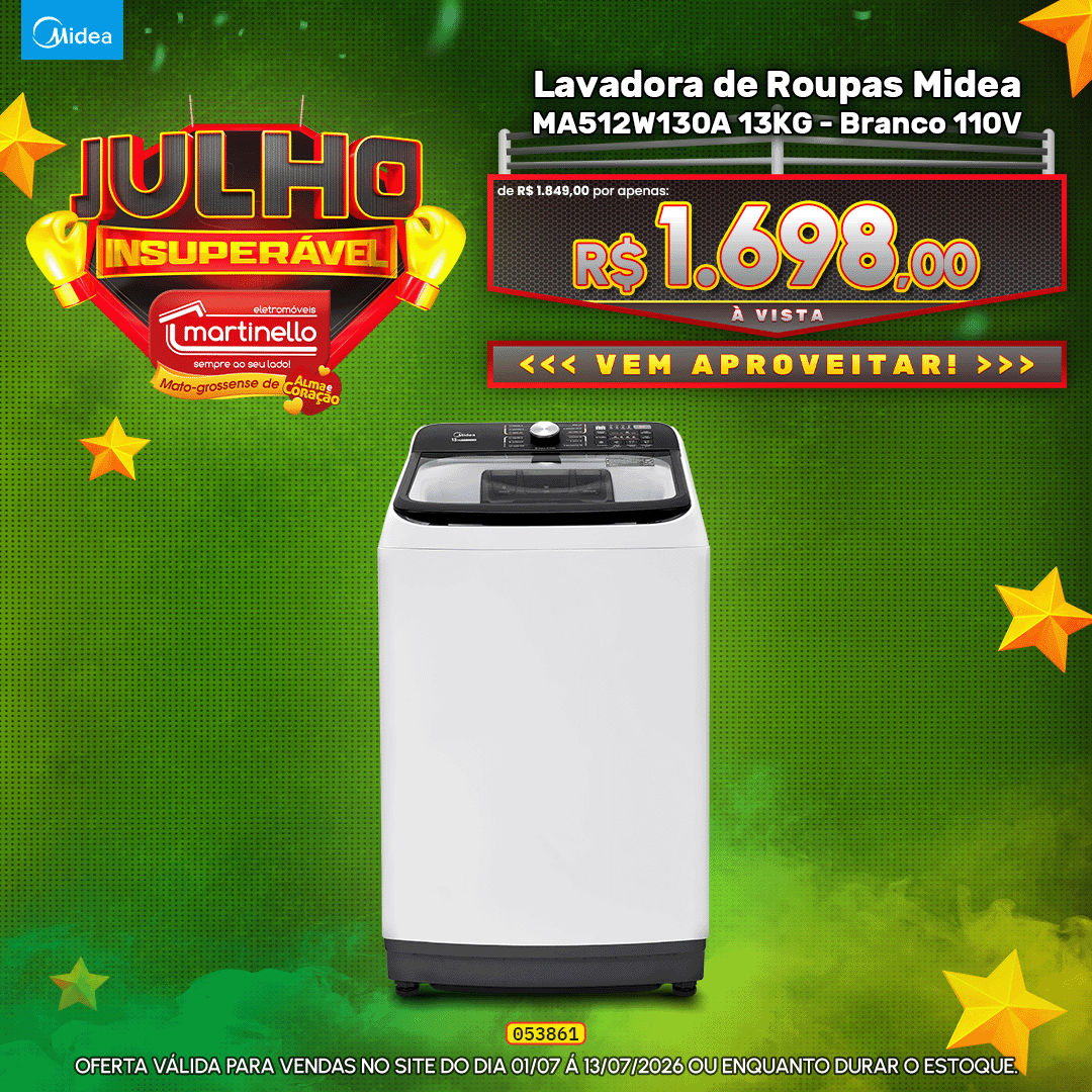 Lavadora de Roupas Midea