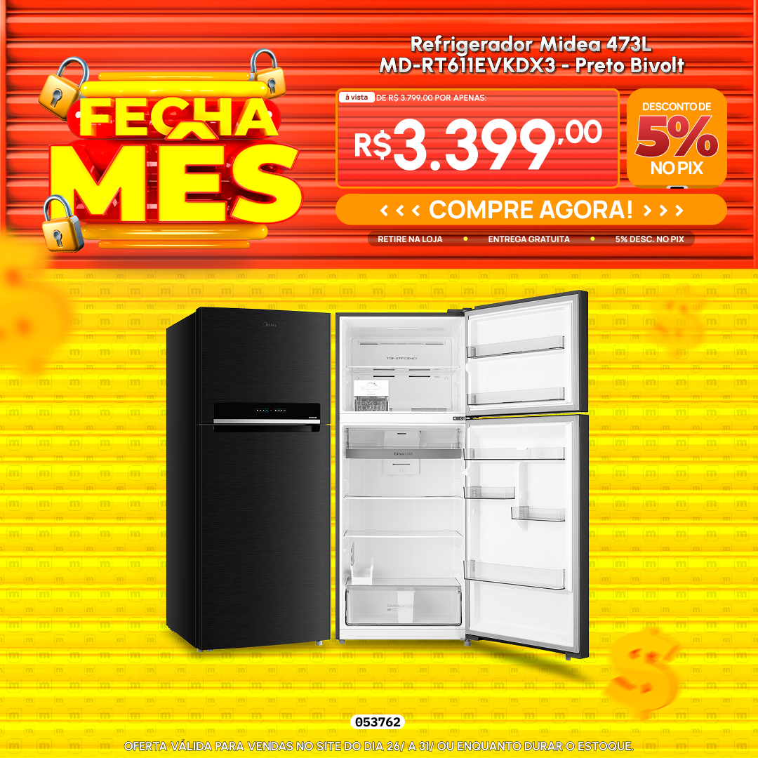 Refrigerador Midea 473L