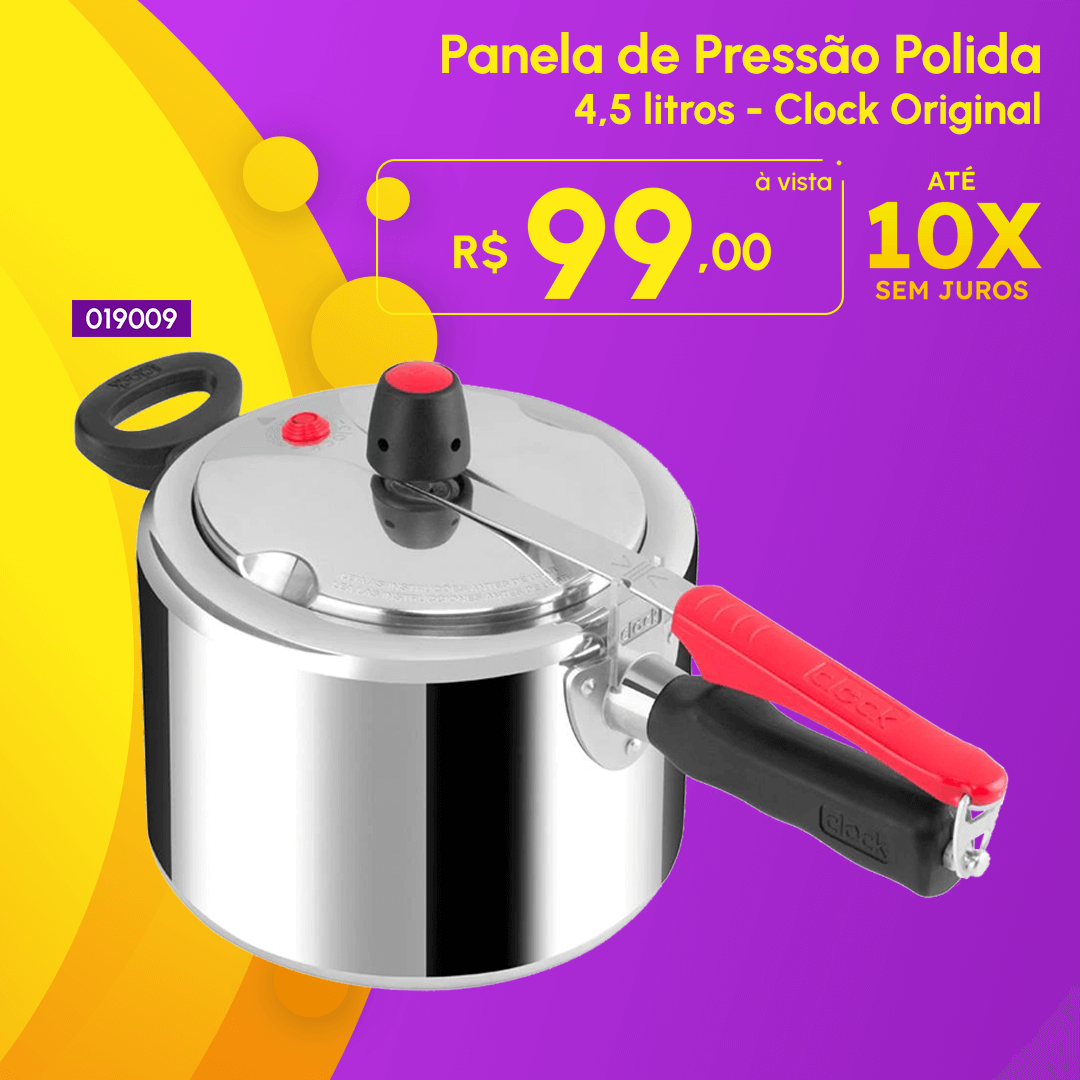 Panela de Pressão Clock Mobile
