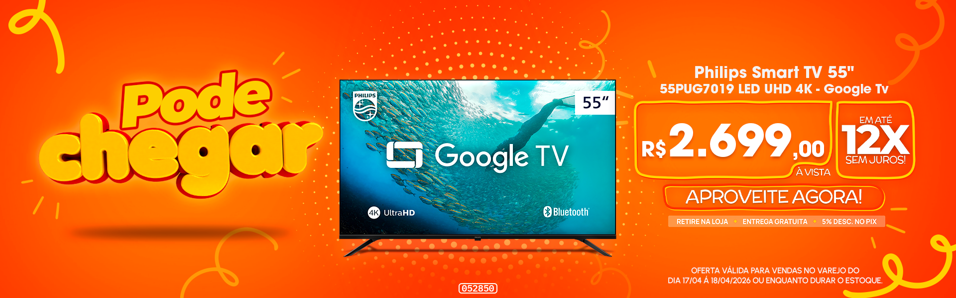 Philips Smart TV 55"