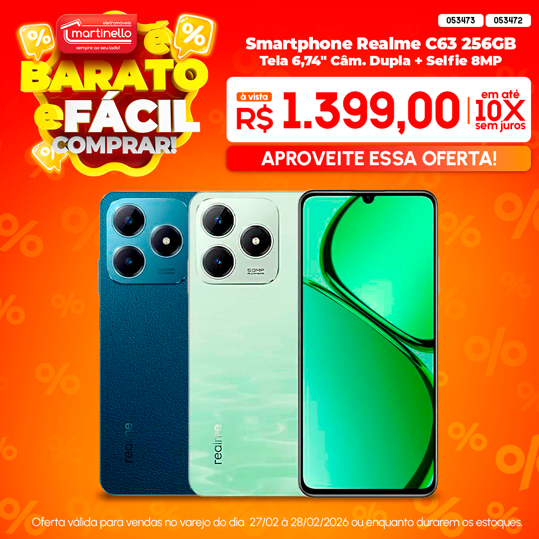 Smartphone Realme C63 256GB