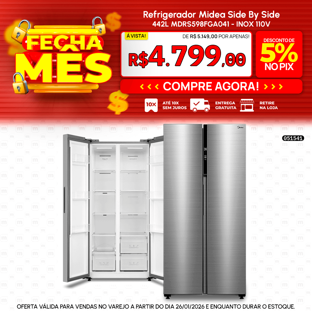 Refrigerador Midea Side By Side