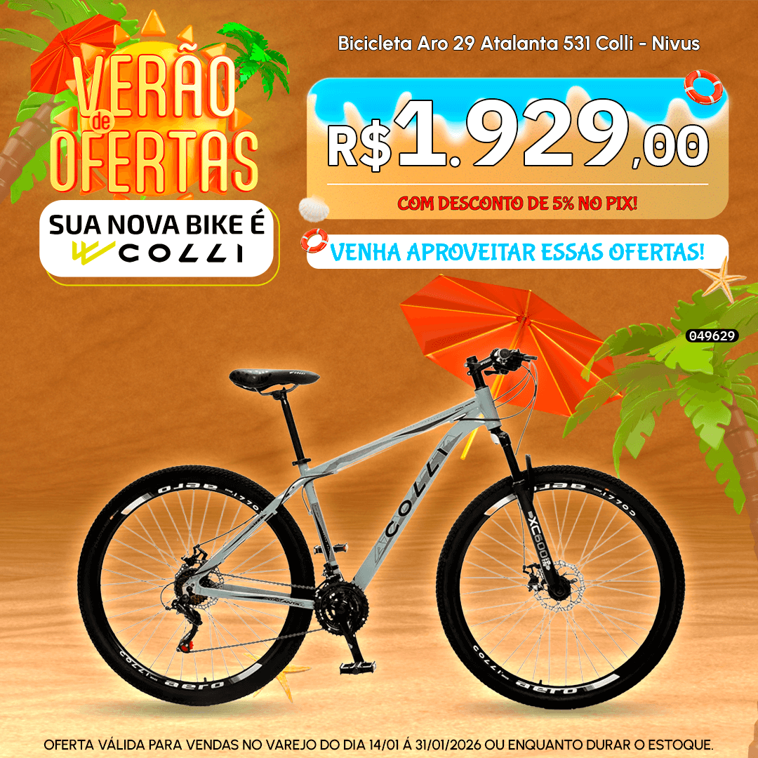 Bicicleta Aro 29 Atalanta 531 Colli - Nivus