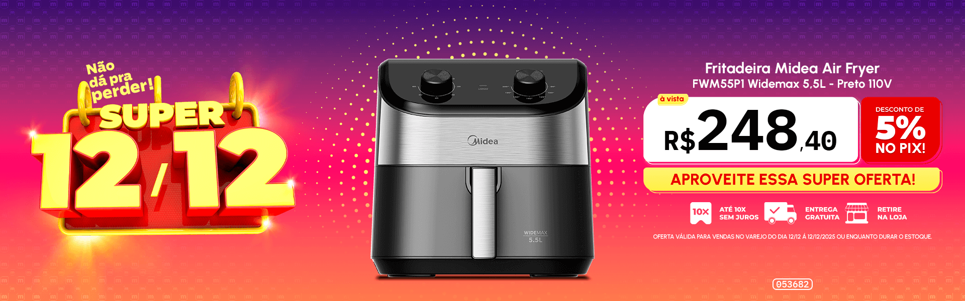Fritadeira Midea Air Fryer