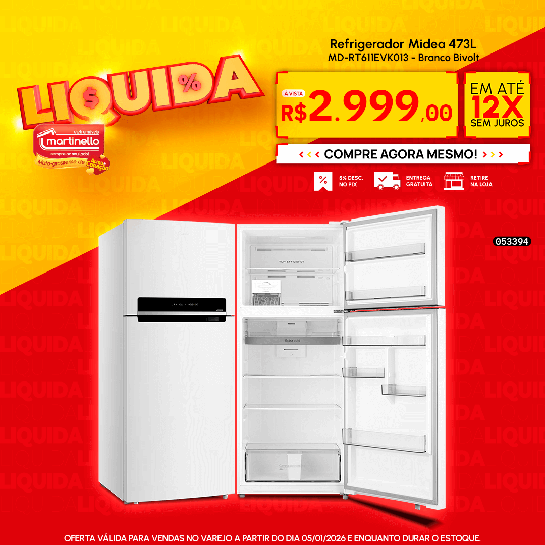Refrigerador Midea 473L