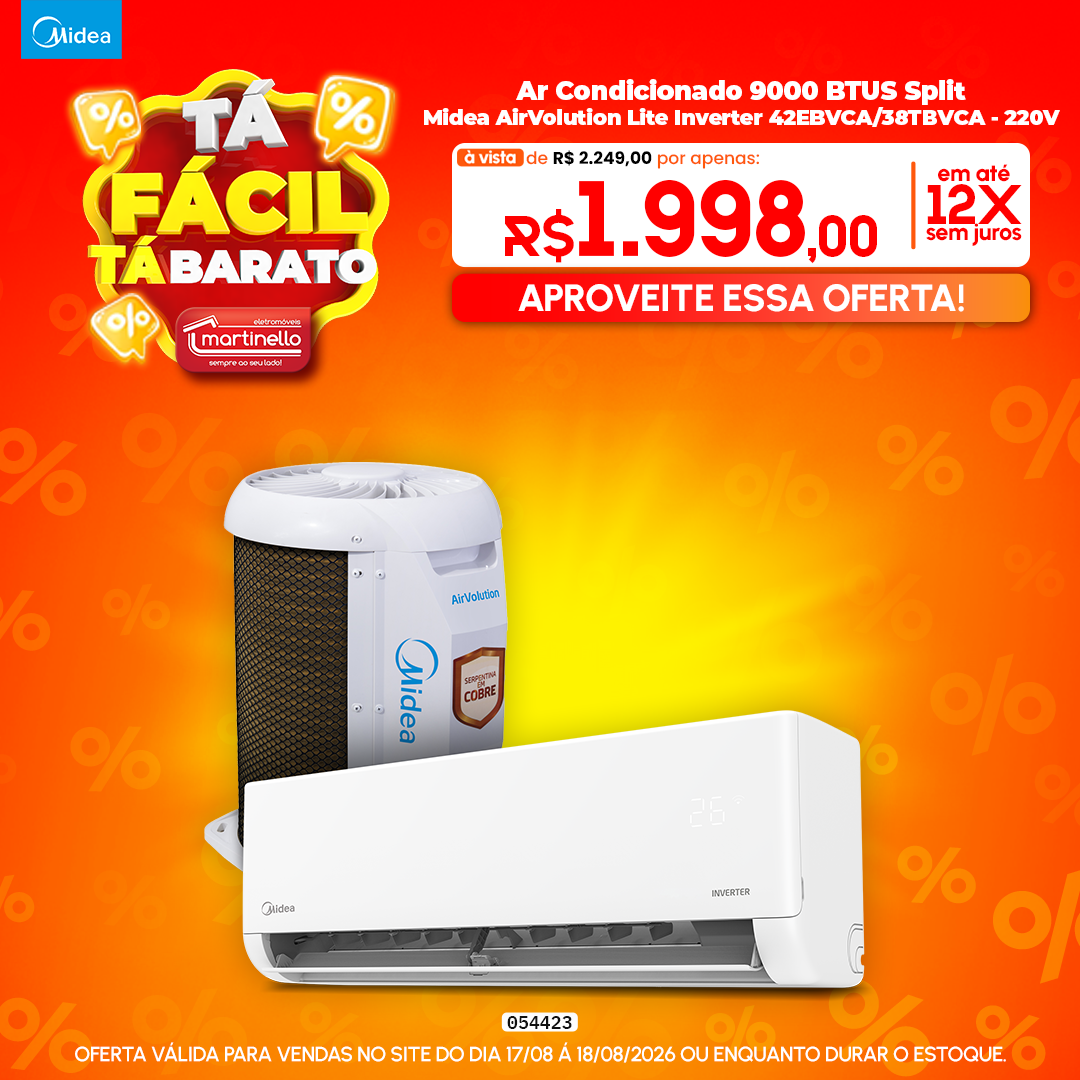 Ar Condicionado 9000 BTUS Splitr