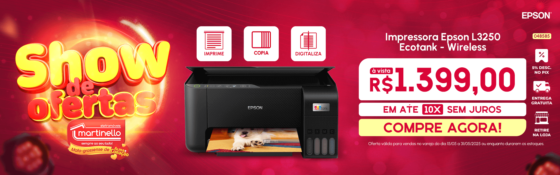 Impressora Epson Ecotank