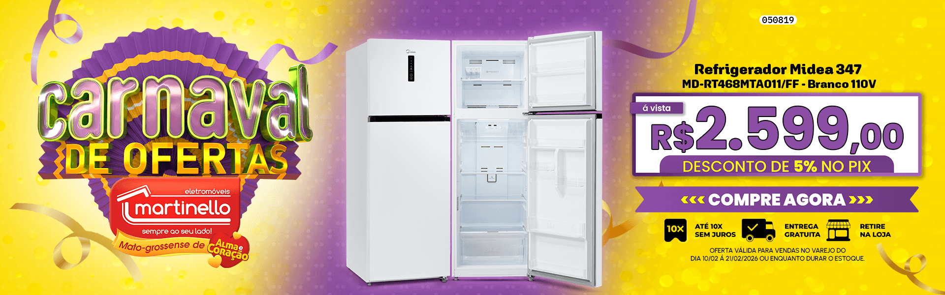 Refrigerador Midea 347