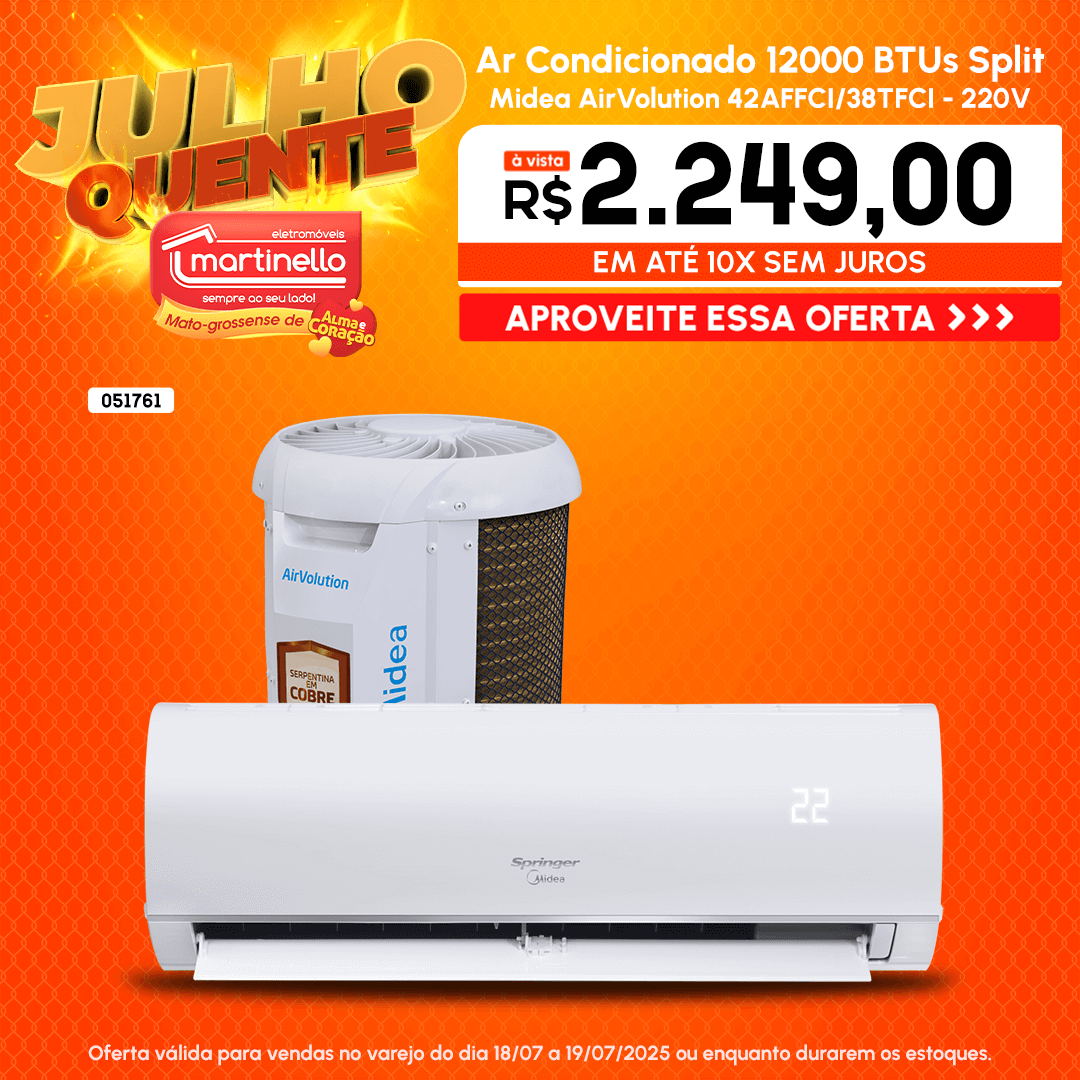 Ar Condicionado Midea 12k Airvolution Mobile