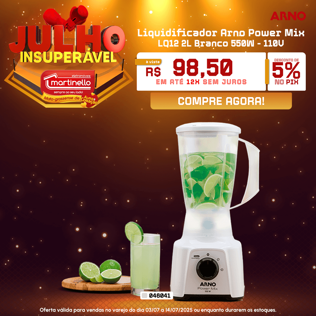 Liquidificador Arno Power Mix Mobile