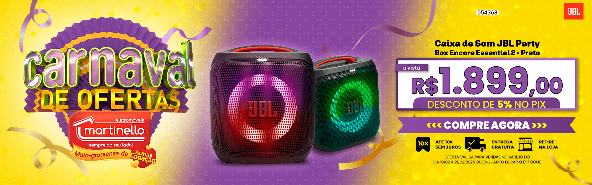 Caixa de Som JBL Party