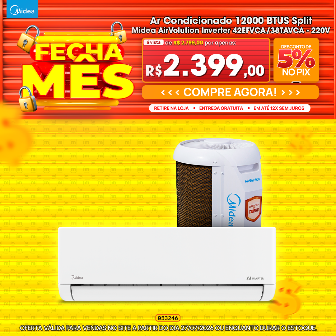 Ar Condicionado 12000 BTUS Split