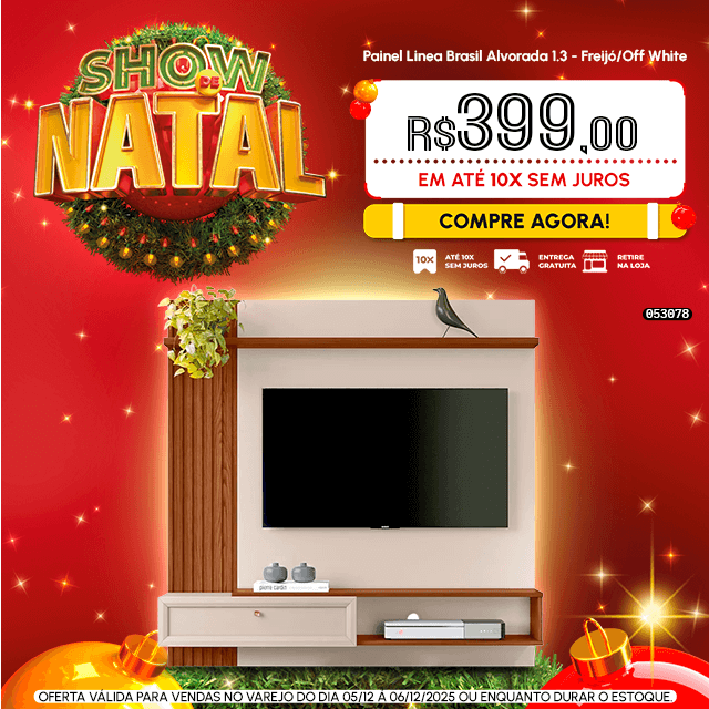 Painel Linea Brasil Alvorada 1.3 - Freijó/Off White