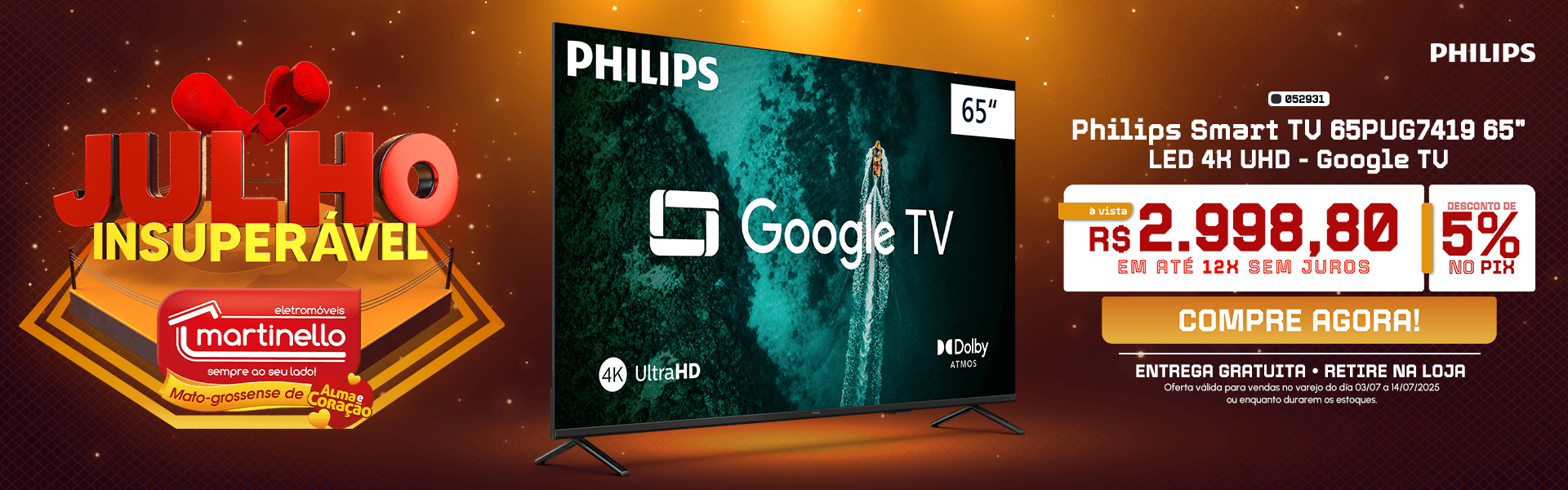 Smart TV Philips 65