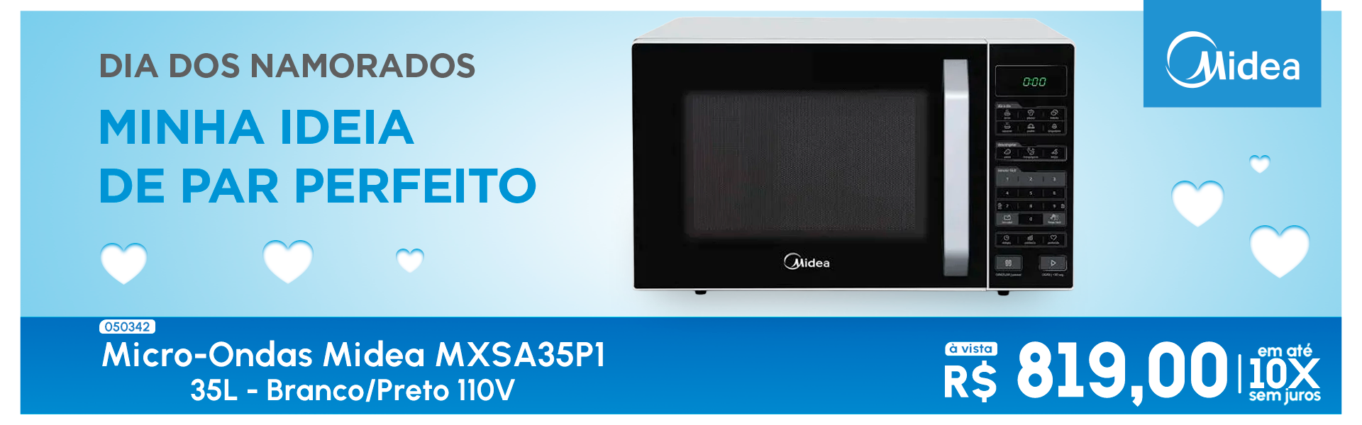 Micro-Ondas Midea MXSA35P1