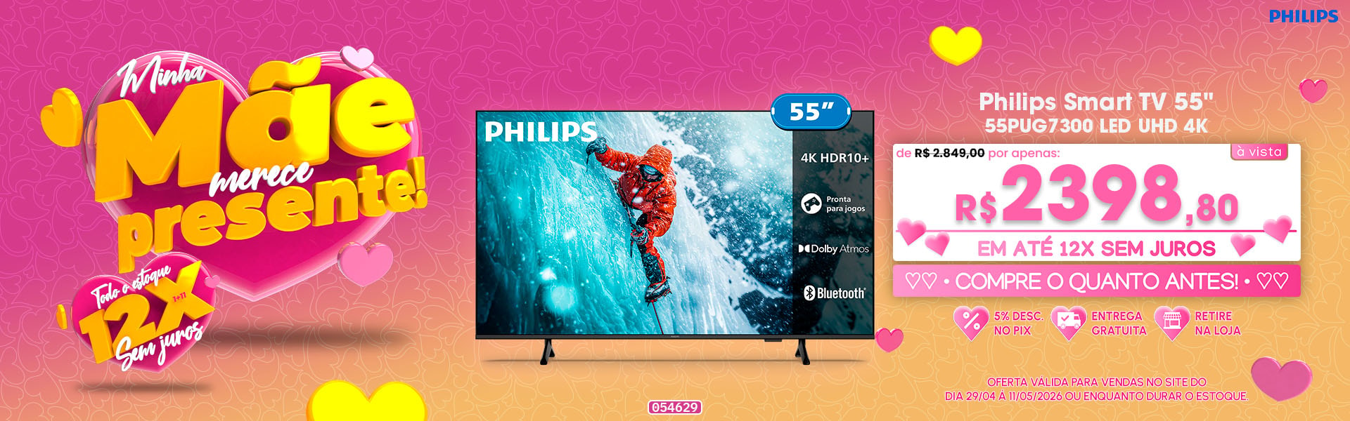 Philips Smart TV 55"