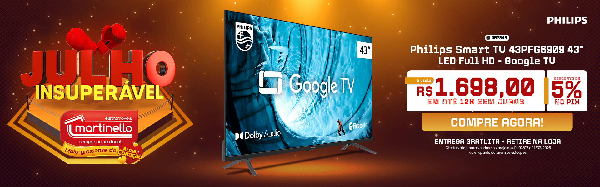 Smart TV Philips 43