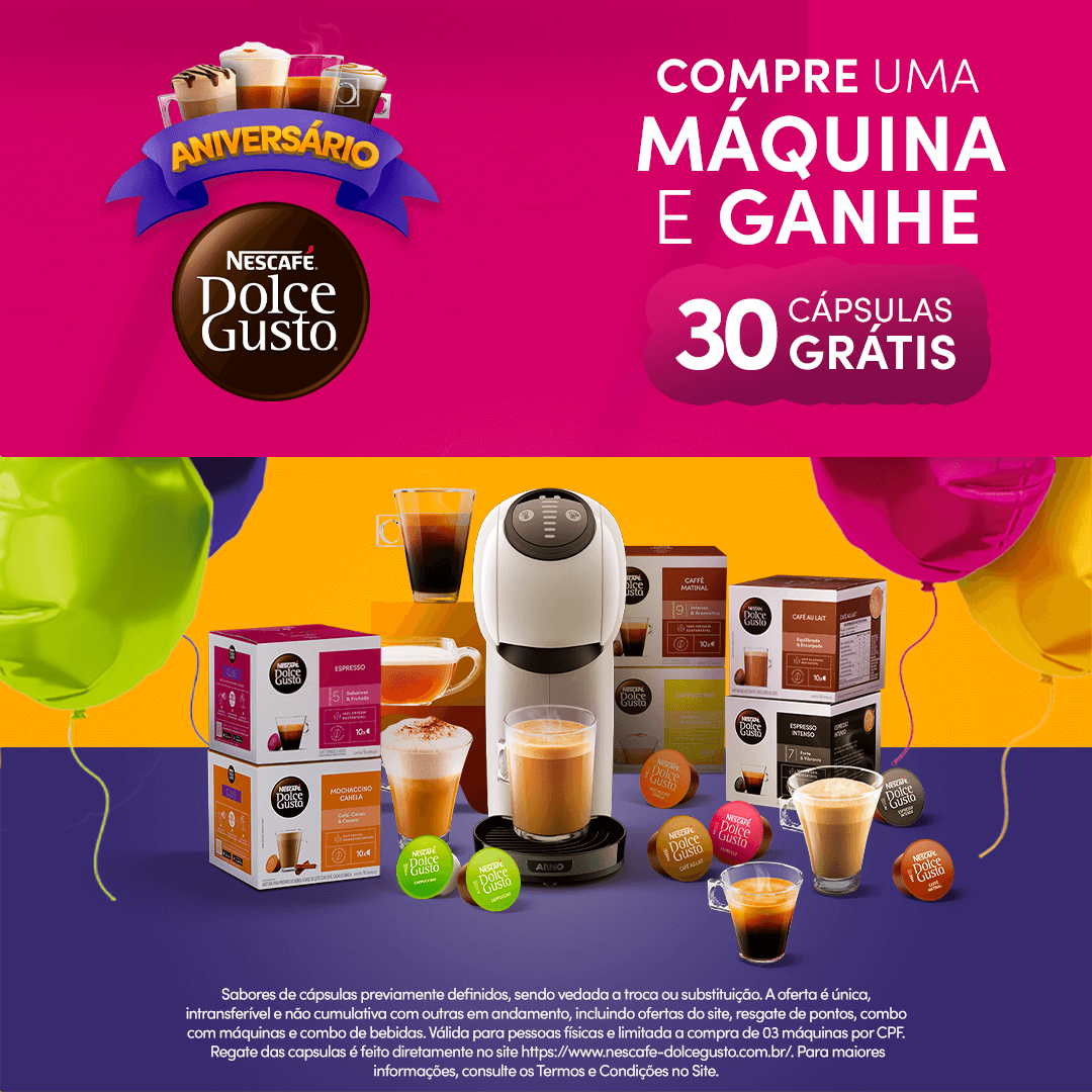 Cafeteira Arno Dolce Gusto