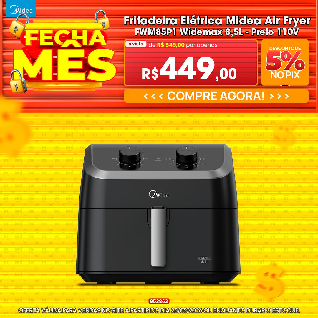 Fritadeira Elétrica Midea Air Fryer