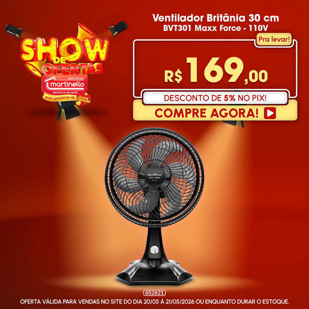 Ventilador Britânia 30 cm