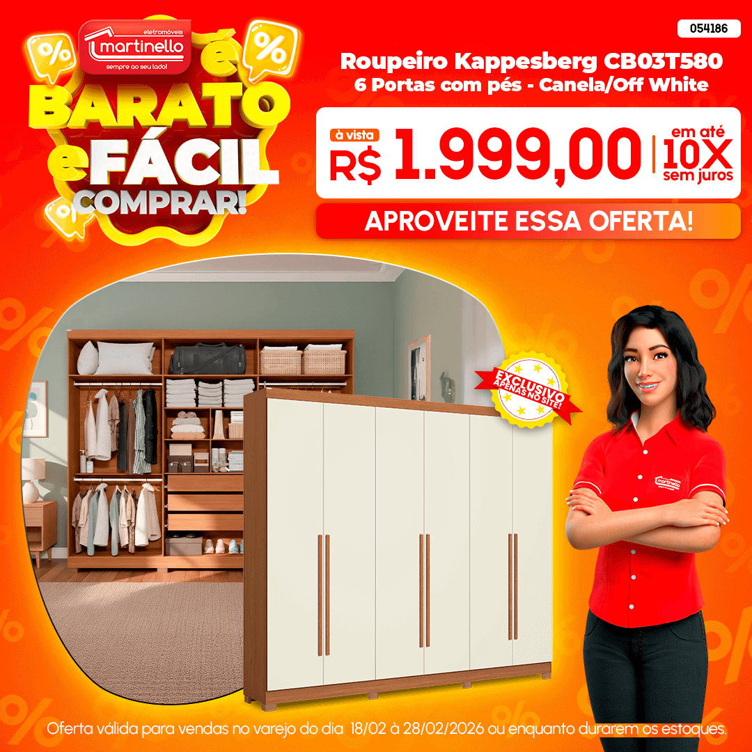 Roupeiro Kappesberg CB03T580