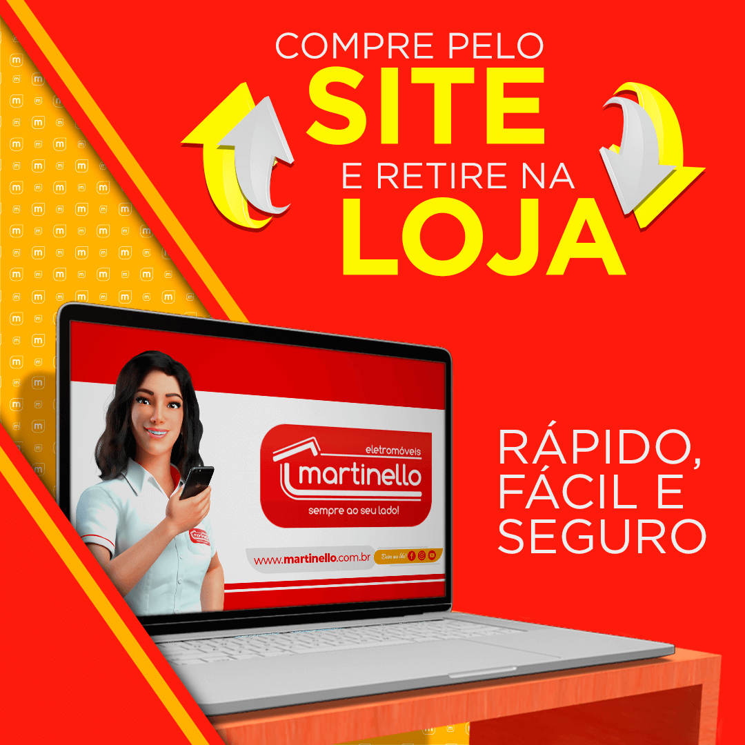 Compre no site e retire na loja