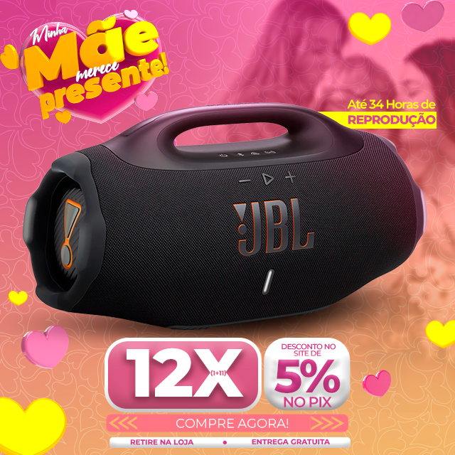Caixa de Som JBL Boombox 4 Bluetooth - Preto