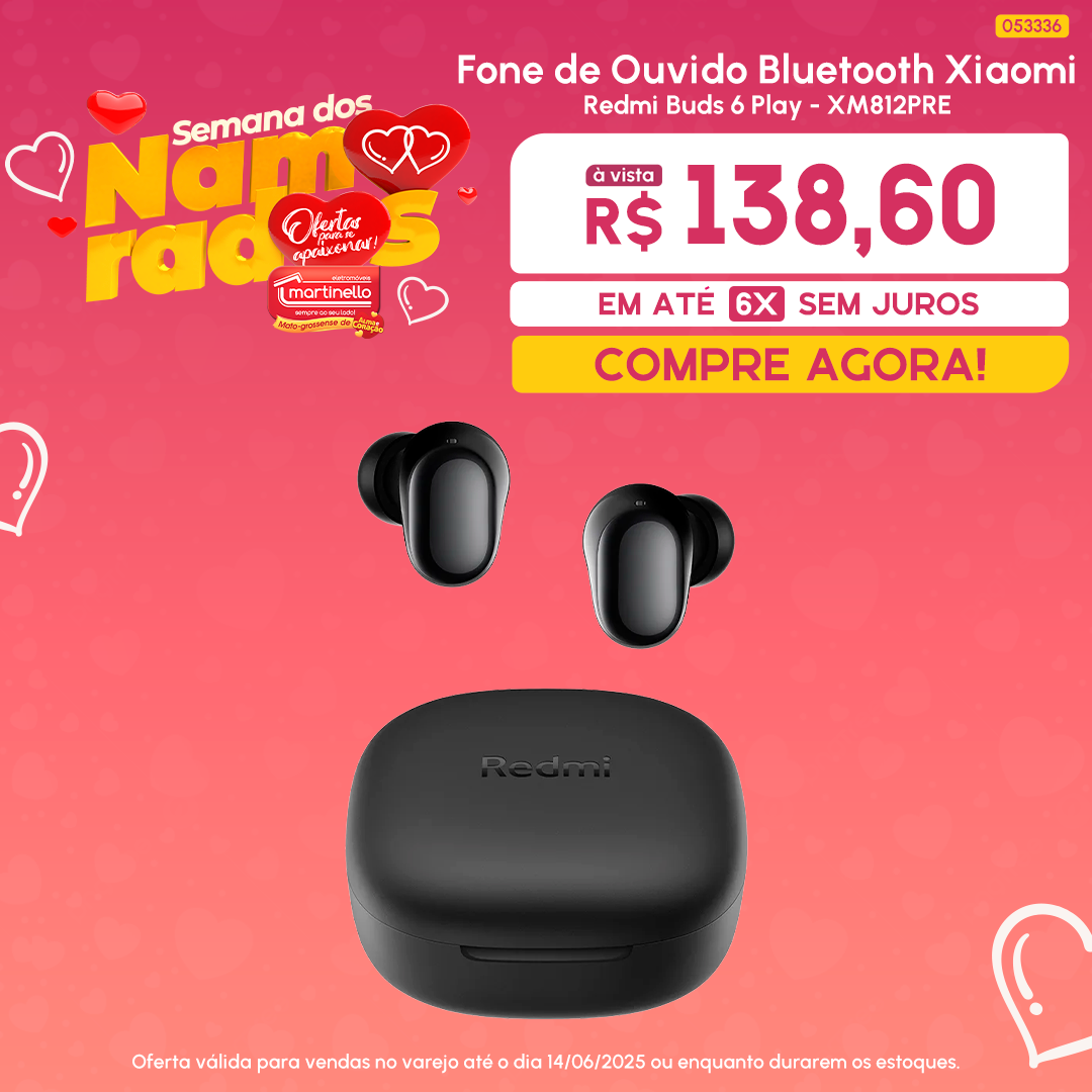 Fone de Ouvido Bluetooth Xiaomi Redmi