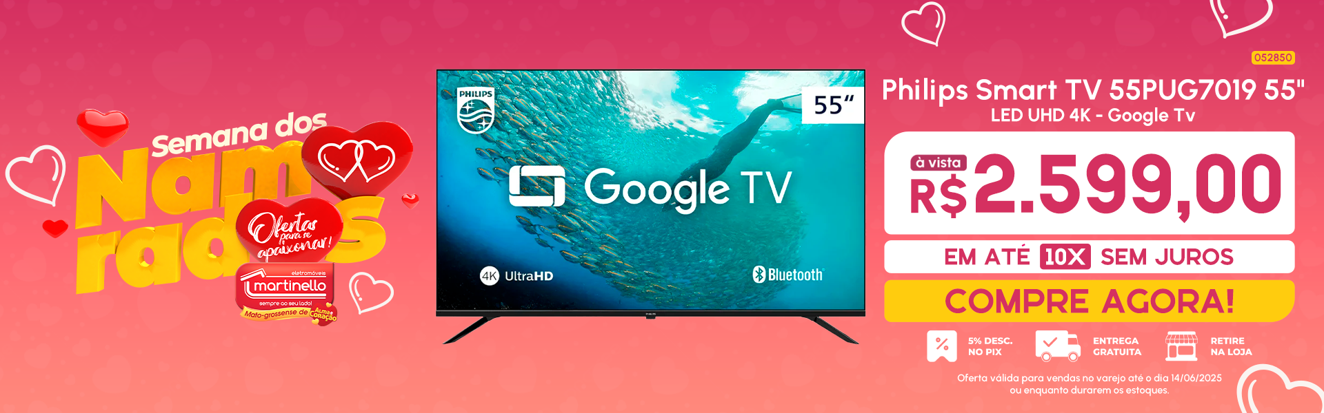 Philips Smart TV 55PUG7019 55"