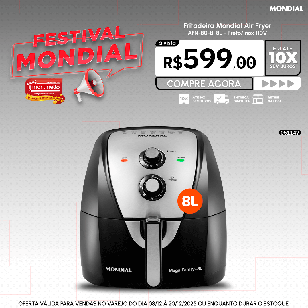 Fritadeira Mondial Air Fryer