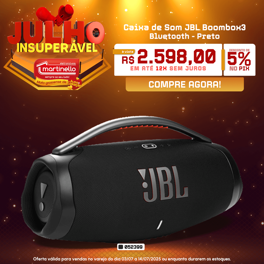 Caixa de Som JBL Boombox3 Mobile