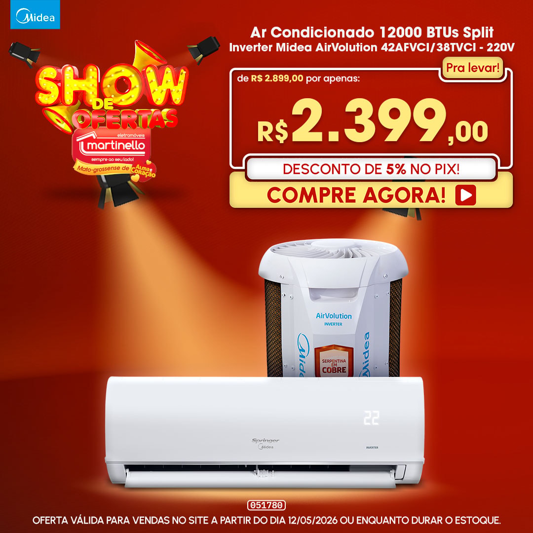 Ar Condicionado 12000 BTUs Split