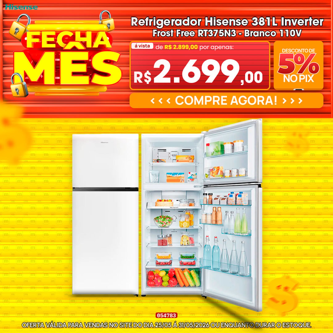 Refrigerador Hisense 381L Inverter